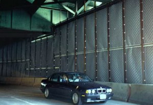 Acoustical Curtain Panels help soundproof the construction site